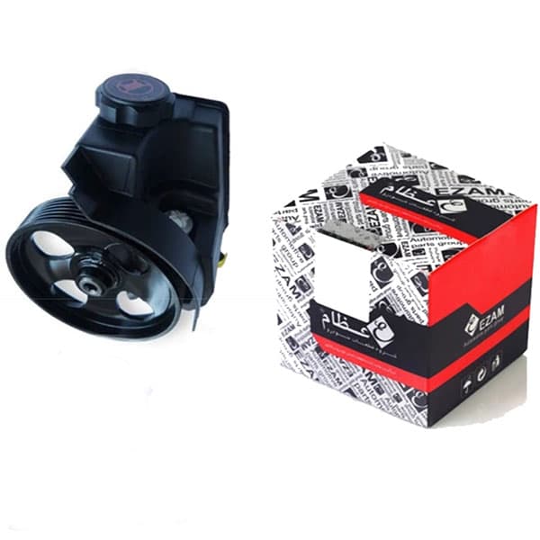 Peugeot-206-Azam-steering-box-hydraulic-pump پمپ هیدرولیک جعبه فرمان پژو 206 عظام اصلی